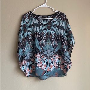 A. Byer Flowy Blouse. Size Small